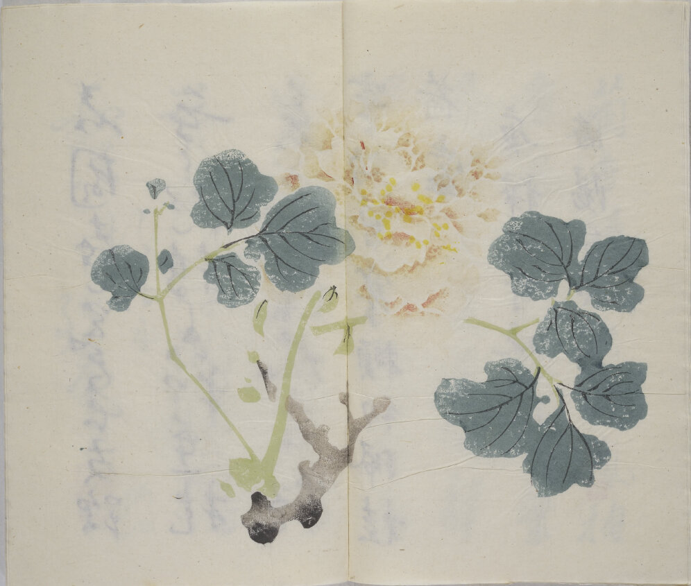 十竹斋书画谱及相关画册绘刻印于一体木版水印版画