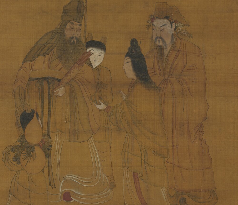 唐周昉绘画15套合集簪花仕女图宫姬调琴图内人双陆图麟趾图