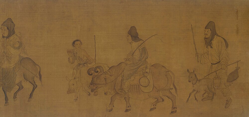 唐韩滉绘画合集五牛图丰稔图卷西城乐归图卷