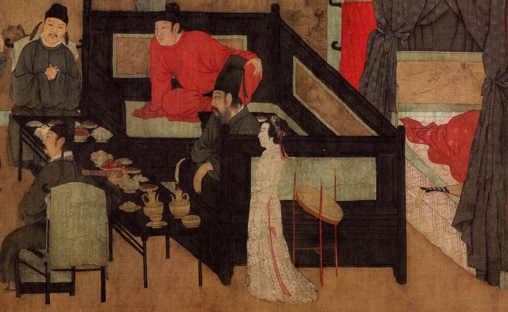 韩熙载夜宴图五代顾闳中作宋摹本十大传世名画