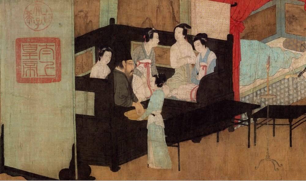 韩熙载夜宴图五代顾闳中作宋摹本十大传世名画