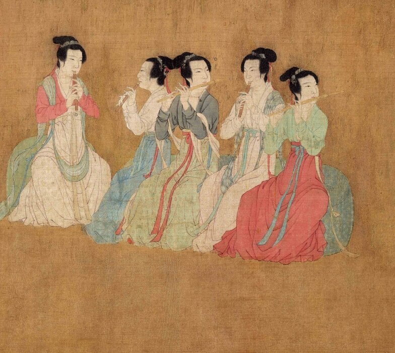 韩熙载夜宴图五代顾闳中作宋摹本十大传世名画