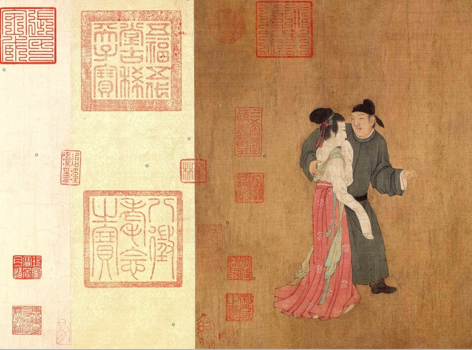 韩熙载夜宴图五代顾闳中作宋摹本十大传世名画