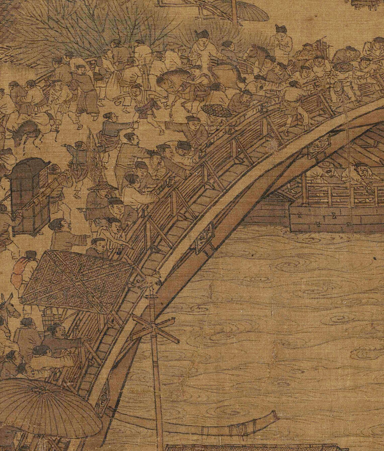 清明上河图超高清TIF张择端仇英清院本画心题跋北宋名画多版