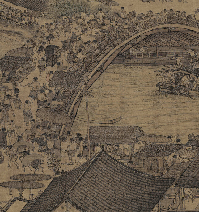 清明上河图超高清TIF张择端仇英清院本画心题跋北宋名画多版