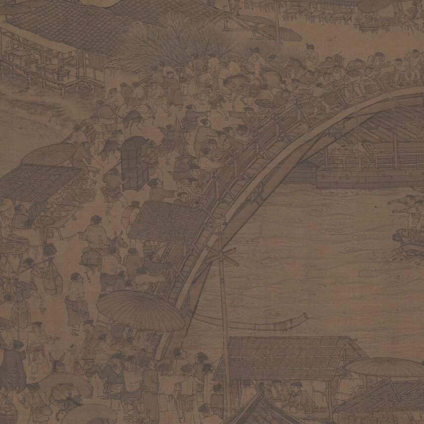 清明上河图超高清TIF张择端仇英清院本画心题跋北宋名画多版