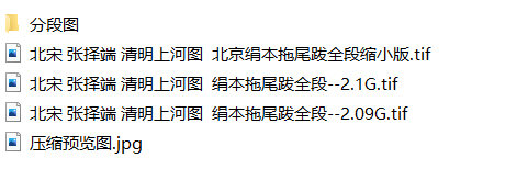 清明上河图超高清TIF张择端仇英清院本画心题跋北宋名画多版