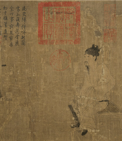 阎立本绘画合集9套步辇图历代帝王图北齐校书图阎立本孔子弟子像