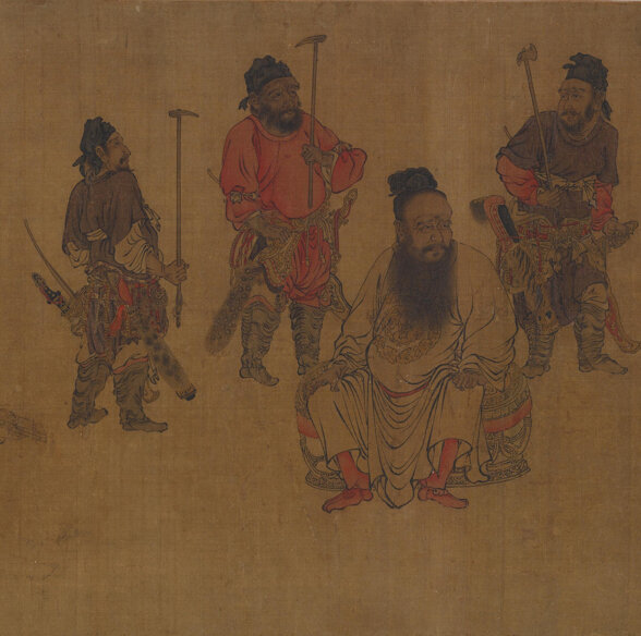 阎立本绘画合集9套步辇图历代帝王图北齐校书图阎立本孔子弟子像