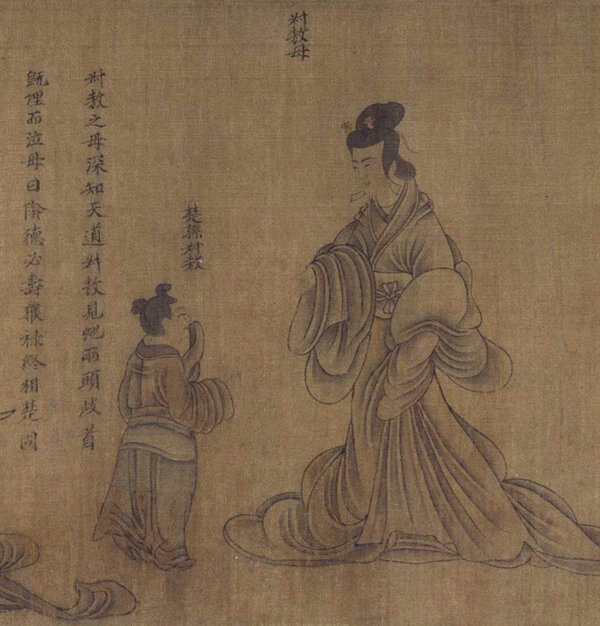 顾恺之绘画合集洛神赋图女史箴图斫琴图超高清TIF顾恺之的人物画