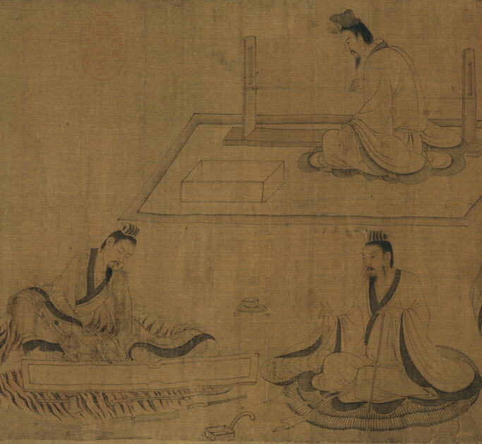 顾恺之绘画合集洛神赋图女史箴图斫琴图超高清TIF顾恺之的人物画
