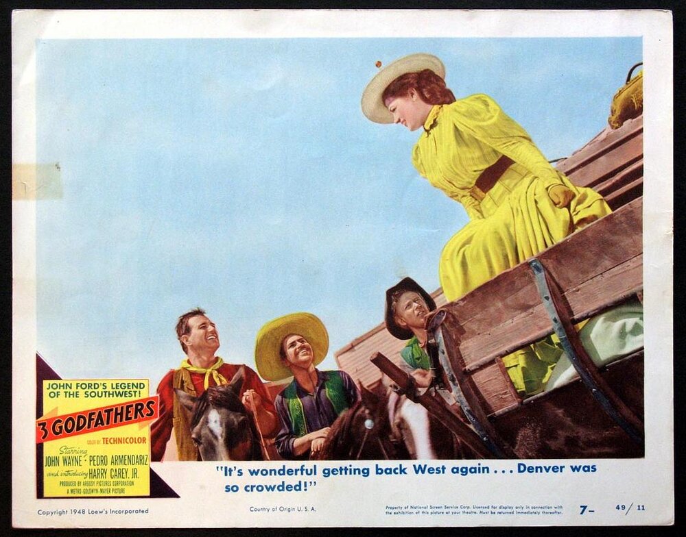 1948.荒漠义侠 彩色中字 清晰 美国西部 豆瓣7.2 Godfathers
