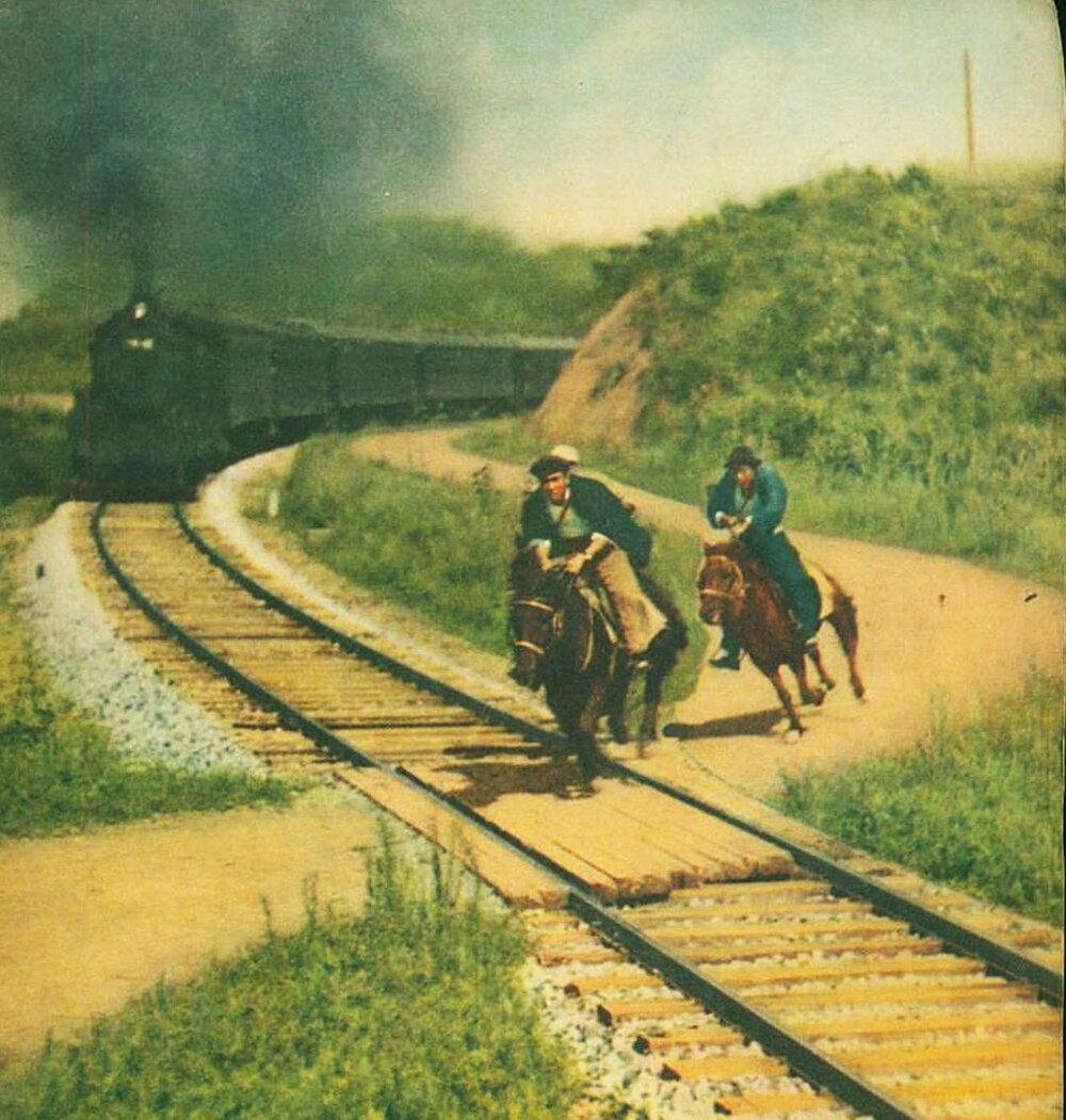1956.铁道游击队 AI渲染彩色版