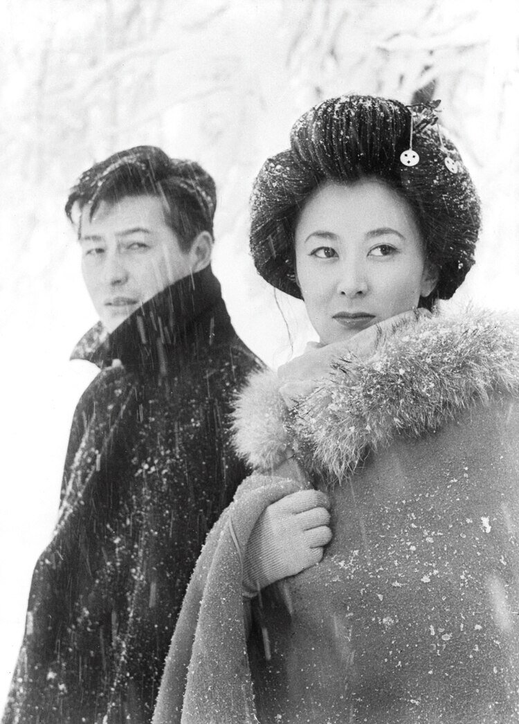 1957.雪国 黑白 中字 日本爱情 高清 豆瓣7.6