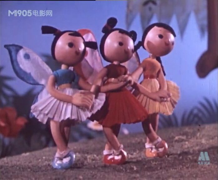 1959.三只蝴蝶 彩色 高清