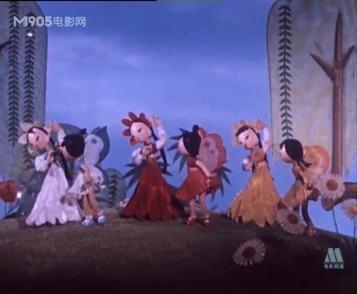 1959.三只蝴蝶 彩色 高清