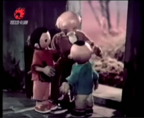 1959.砍柴姑娘 彩色 标清