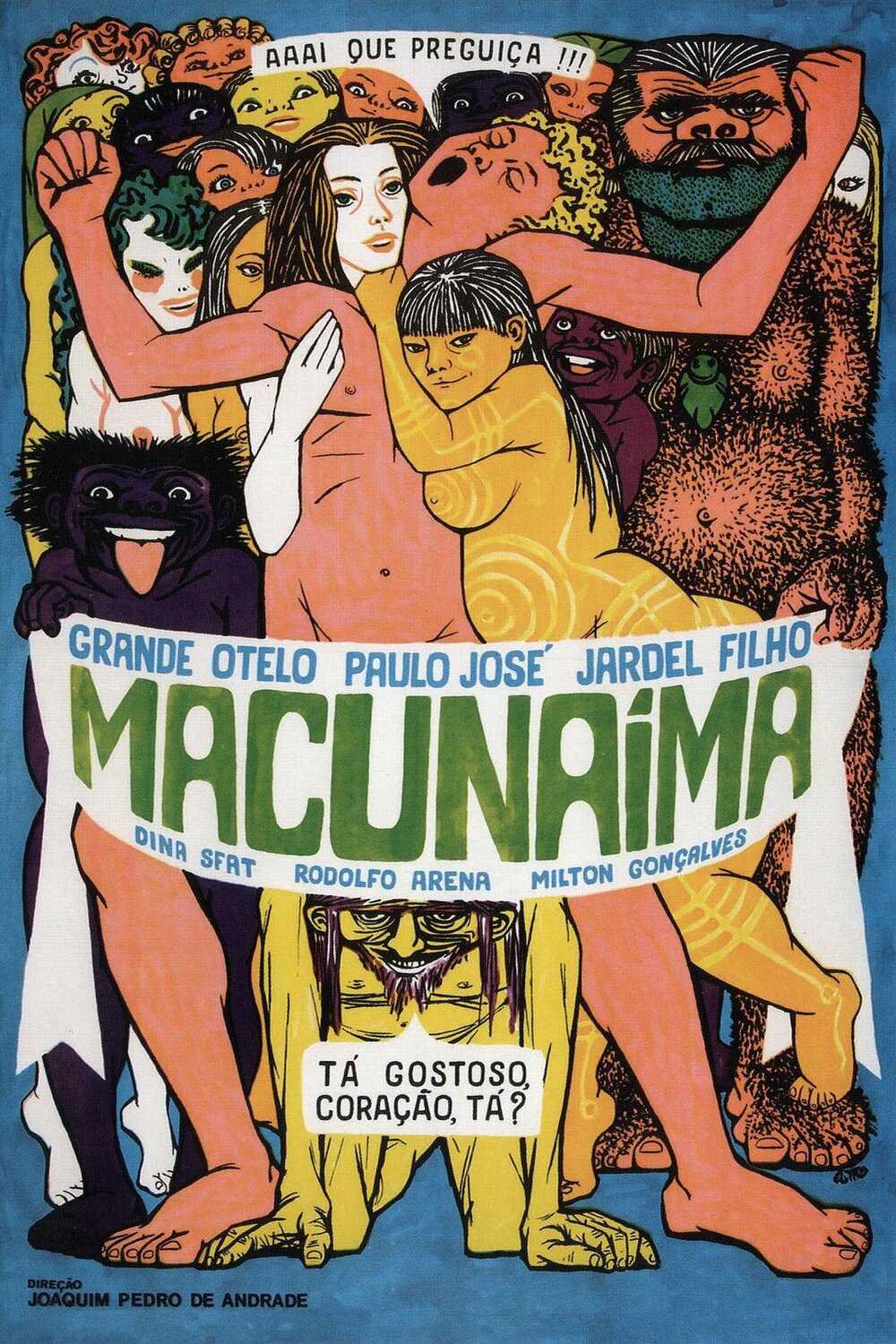1969.丛林怪兽 彩色中字 巴西喜剧奇幻 高清 豆瓣7.4 Macunaima