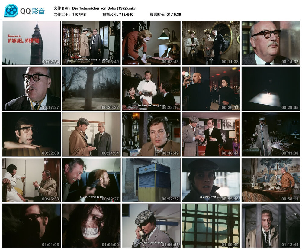 1972.黑色手提箱 彩色 无字 标清 德西悬疑惊悚 豆瓣无分 Der Todesr?cher von Soho Jesús Franco,
