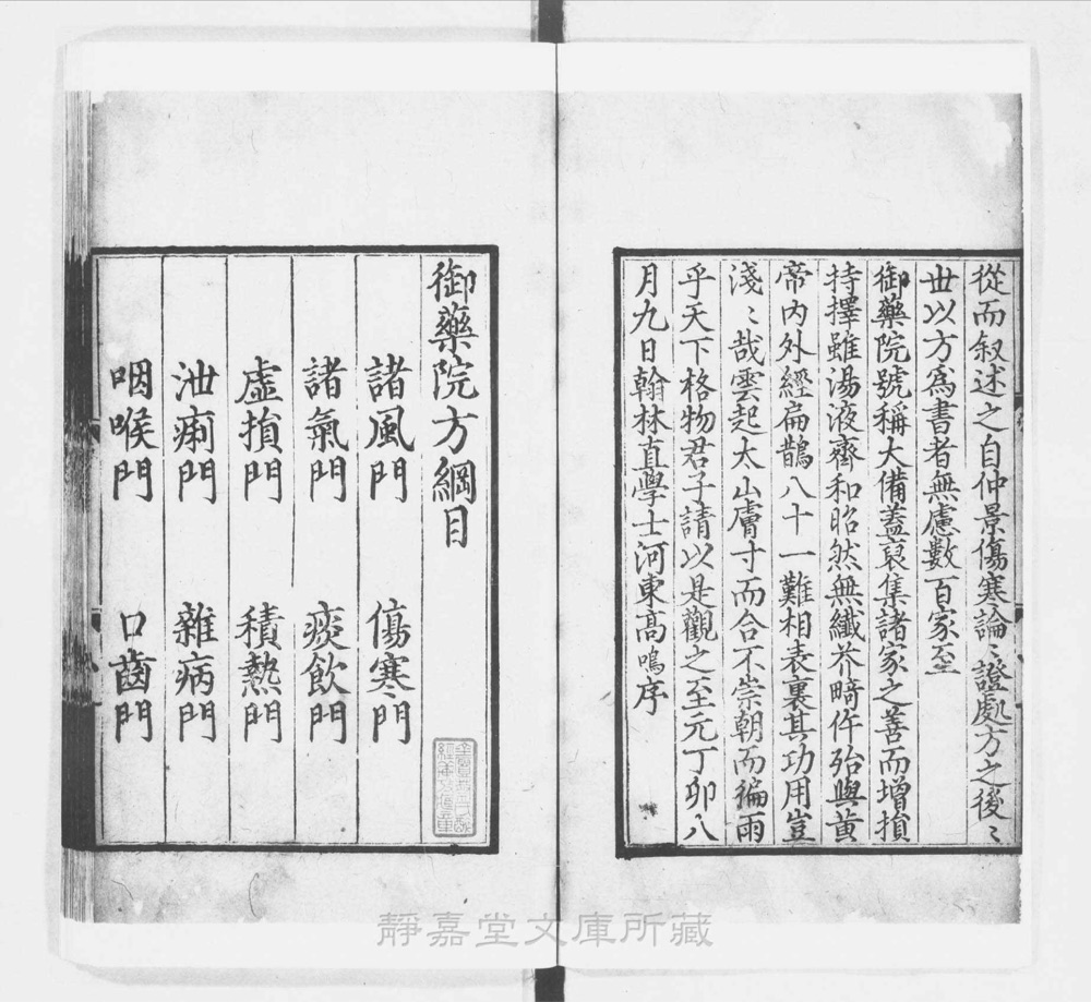 图2 卷首书影(书名页/序目)